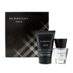 New Burberry Touch 2 Piece Gift Set: 50ml EDT Spray + 200ml All Over Shampoo NIB